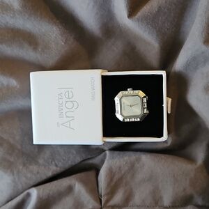 Invicta Angel Silver and White Ring Watch